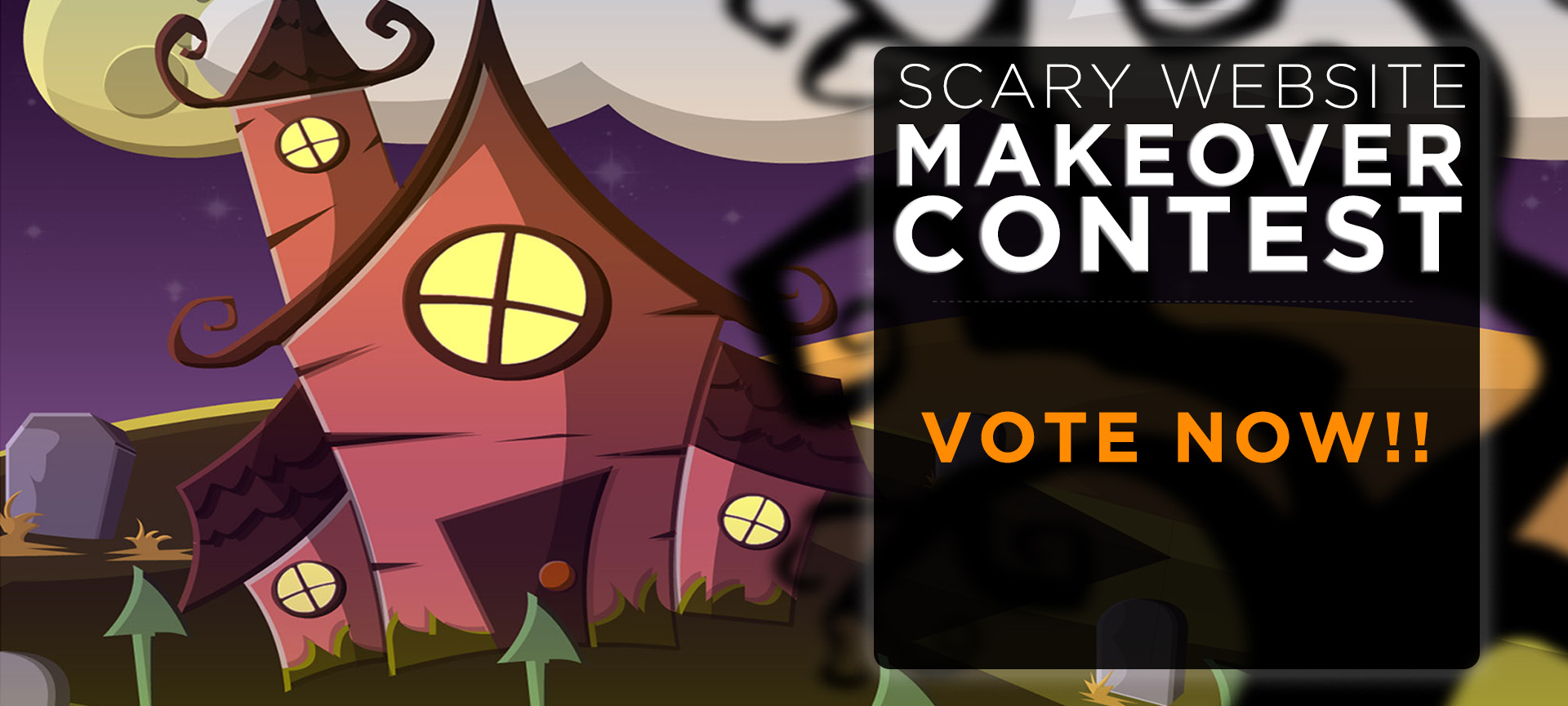 Vote for the Scariest Site to Win a Website Makeover!